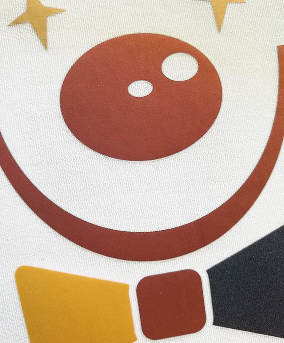 Multicolor heat transfer sticker